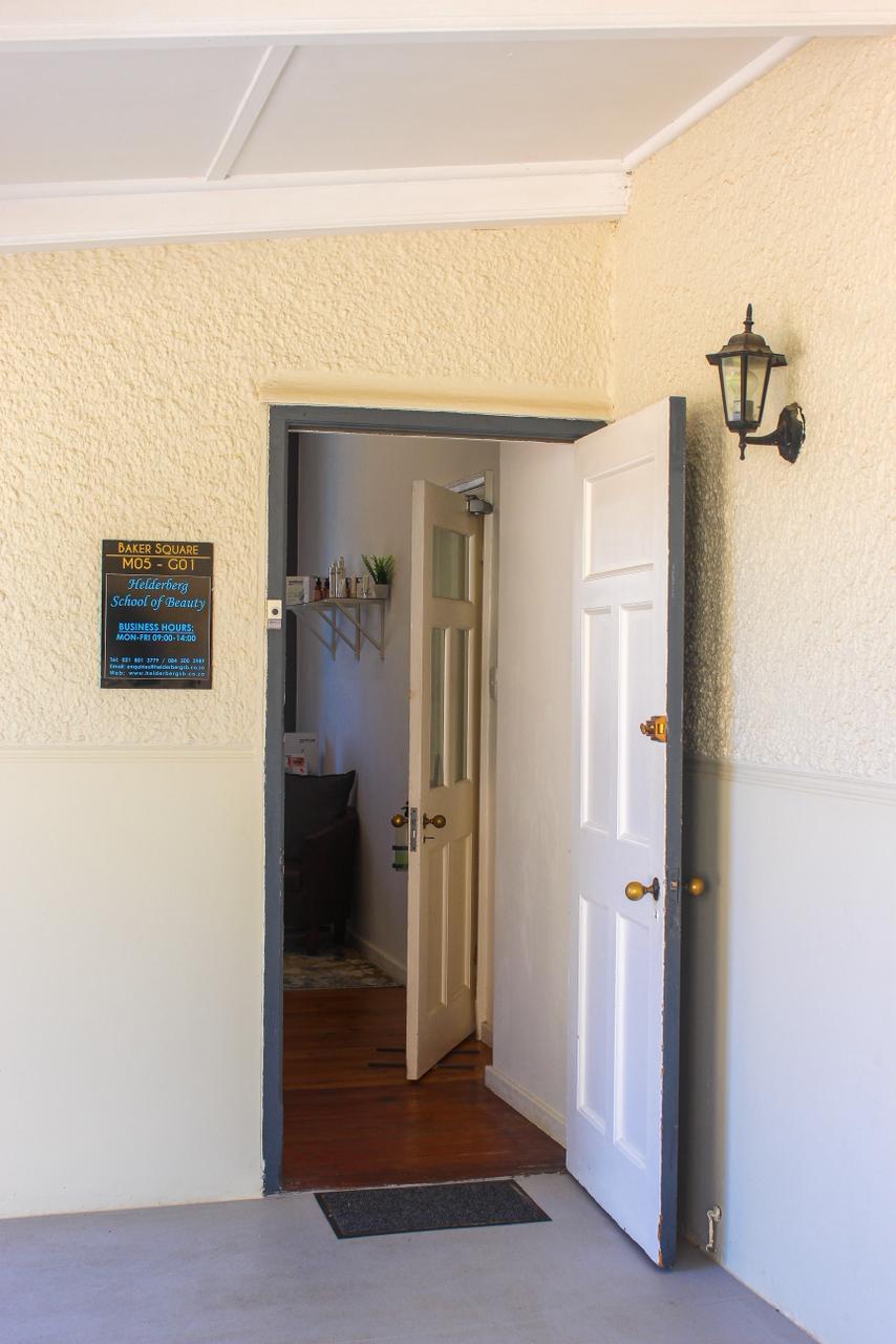 Helderberg School of Beauty entrance at Baker Square