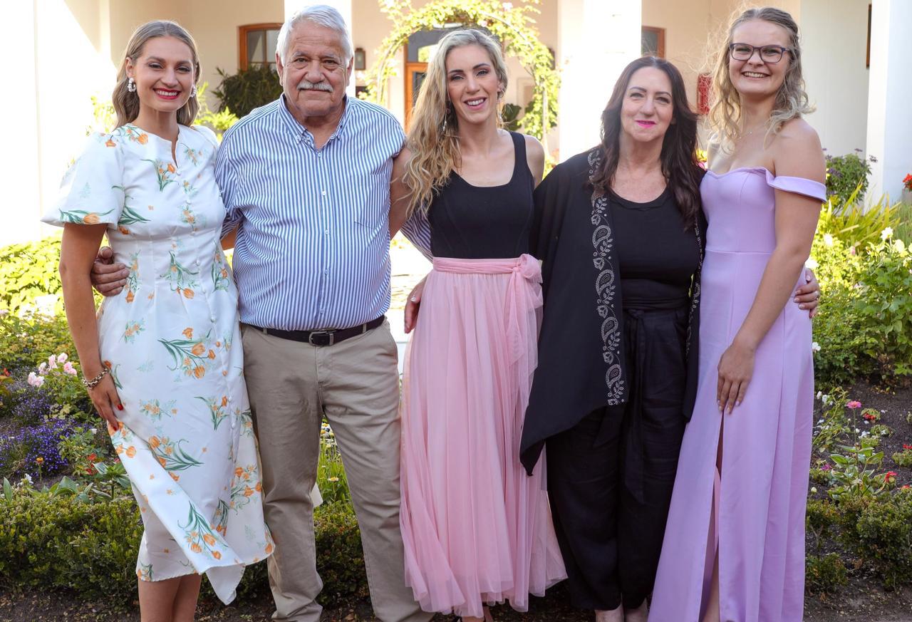 Graduation celebration with family and friends at Helderberg School of Beauty