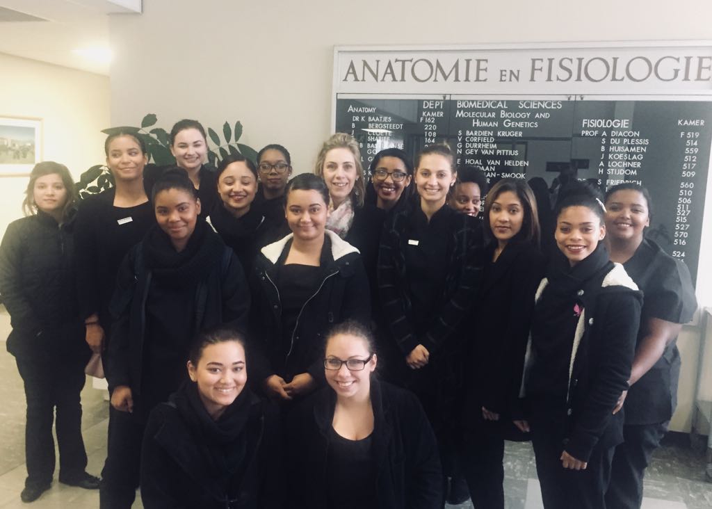 Group of students at Helderberg School of Beauty